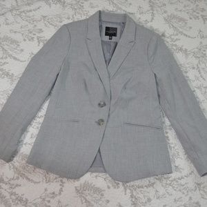 The Limited Light Grey Two-Button Blazer - Size 8